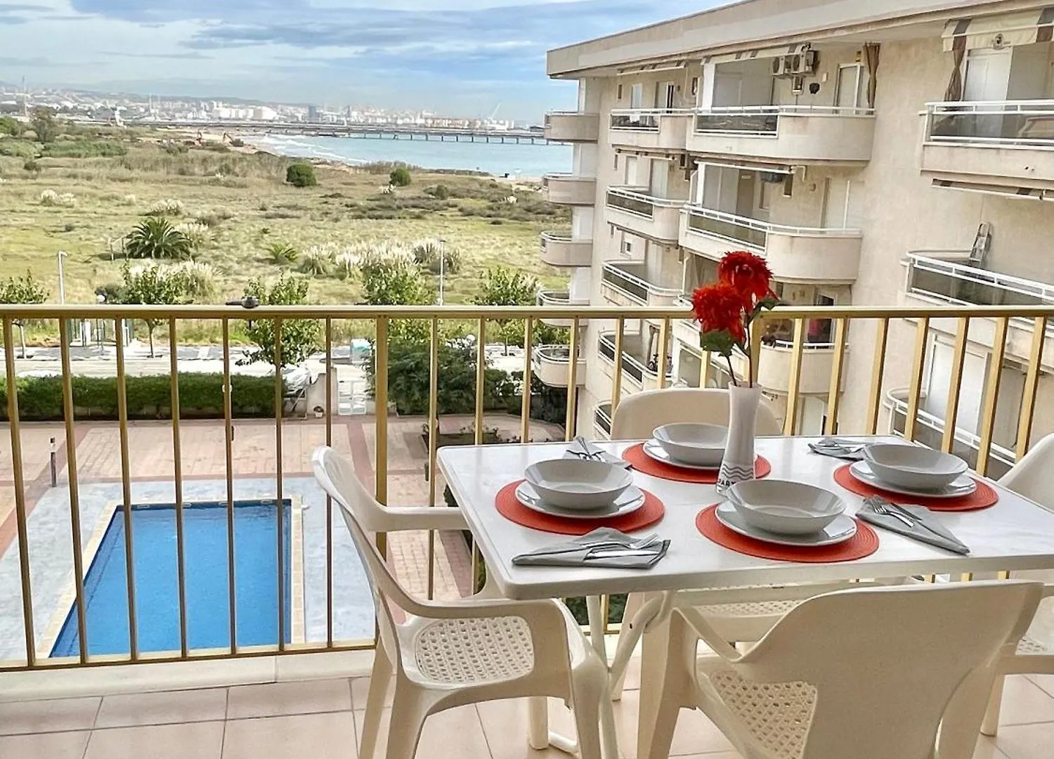 Apartbeach Adriatico 518 Vistas Playa Y Climatizado ラ・ピネーダ アパート